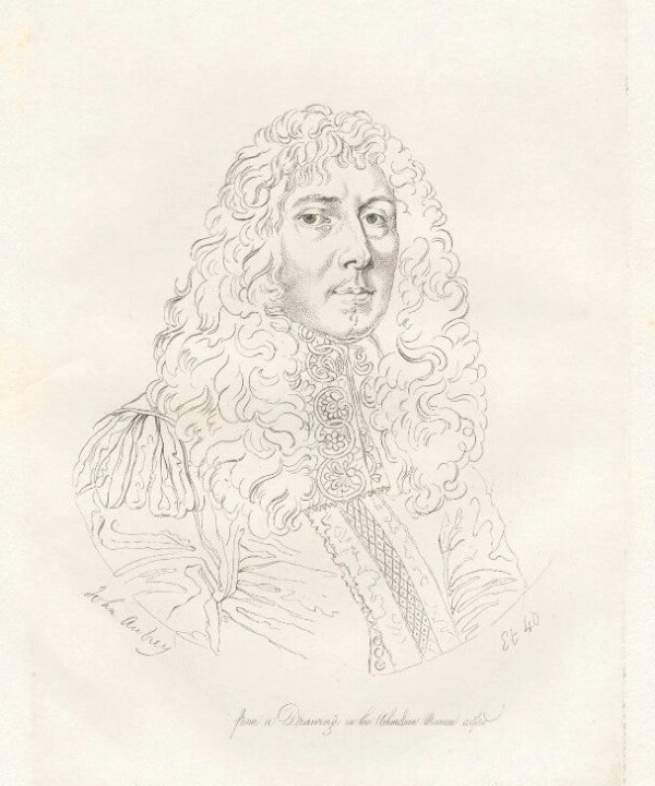 John Aubrey Portrait Print High Quality For Sale