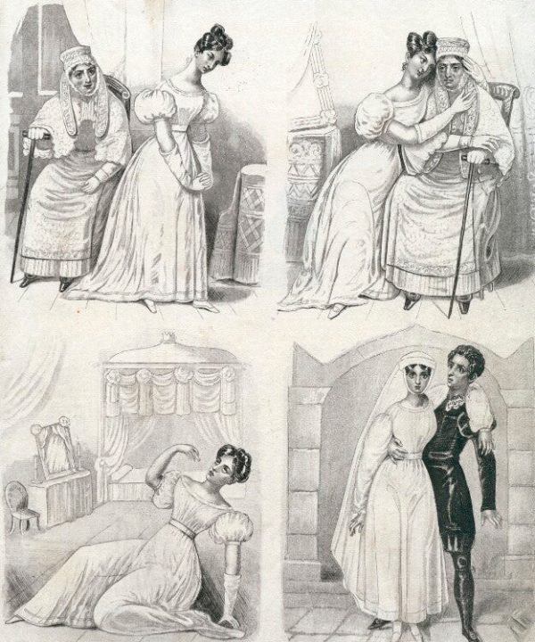 Fanny Kemble as Juliet Portrait Print Fashionable