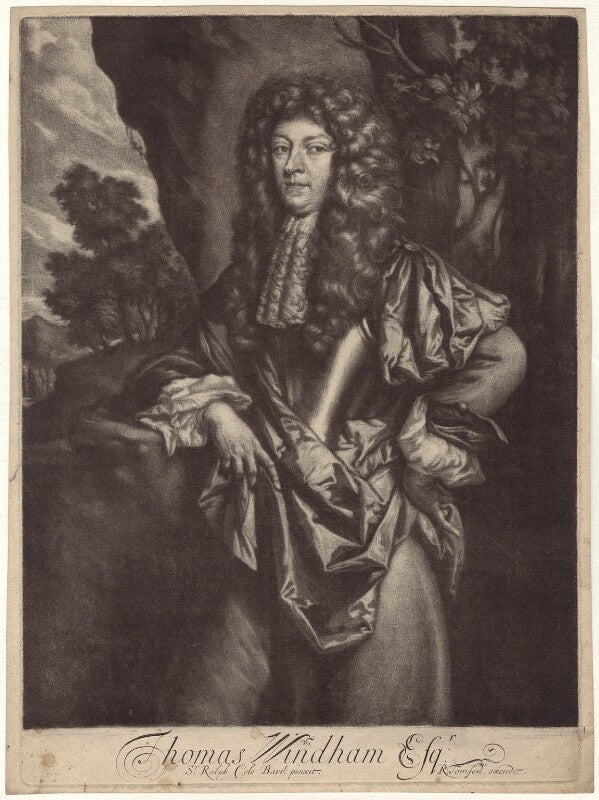 Thomas Windham Portrait Print Affordable Cheap Online