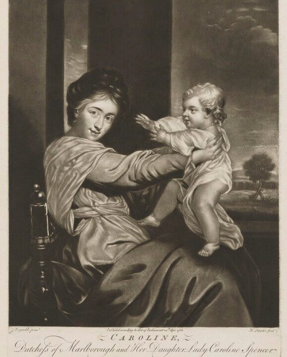 Duchess of Marlborough and Viscountess Clifden Portrait Print Eastbay Online
