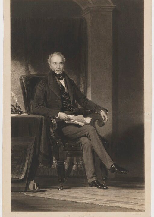 William Fawcett Portrait Print Cheap 100% Original