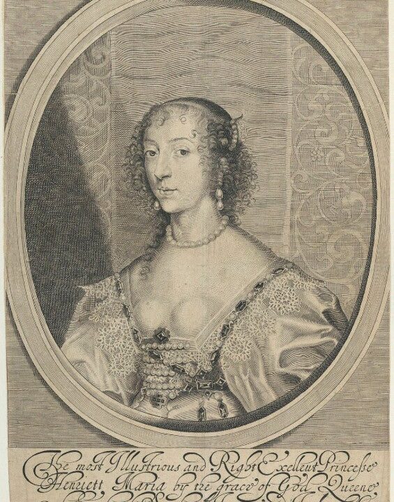 Henrietta Maria Portrait Print Cheap Footlocker