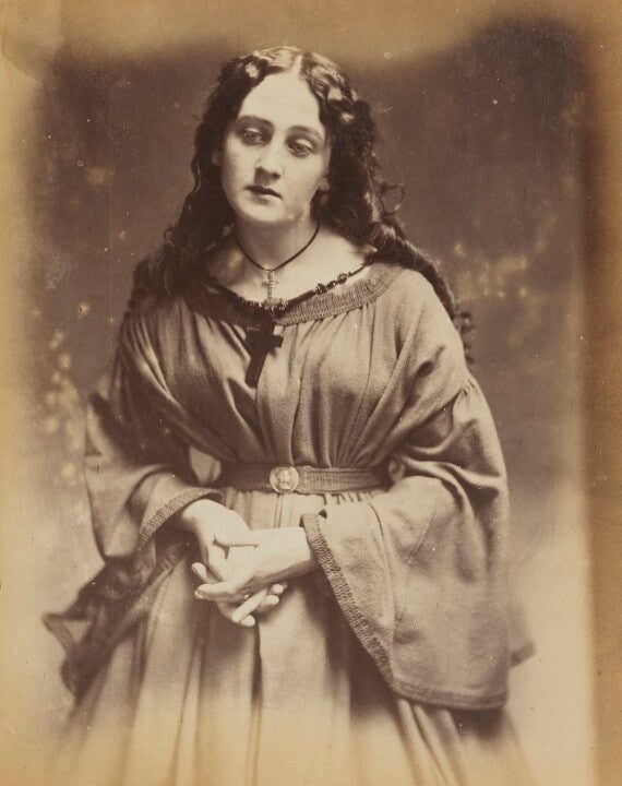 'A devotee' (Unknown woman) Portrait Print Cheap Cheap Online
