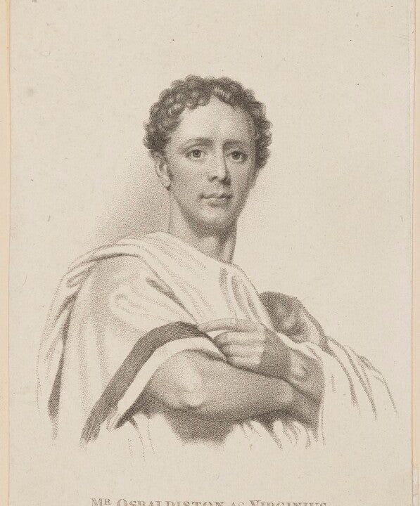 David Webster Osbaldiston as Virginius Portrait Print Cheap Sale Pictures