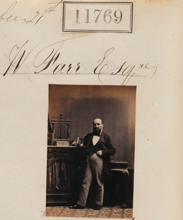 William Farr ('W. Farr Esq.') Portrait Print Free Shipping With Credit Card