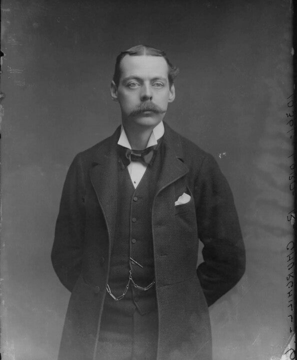 Lord Randolph Churchill Portrait Print Free Shipping Classic