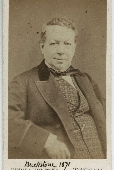 John Baldwin Buckstone Portrait Print Clearance Fake
