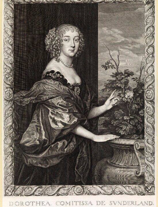 Dorothy Spencer (née Sidney), Countess of Sunderland Portrait Print Cheap Sale New Arrival