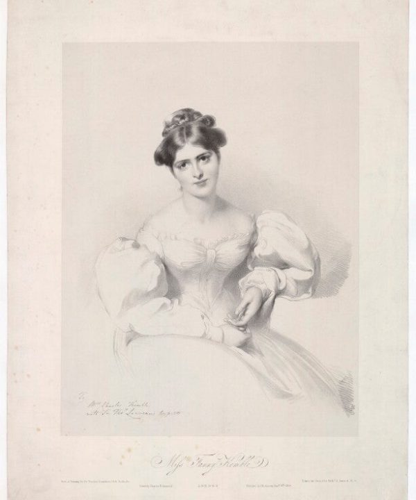 Fanny Kemble Portrait Print Free Shipping For Sale