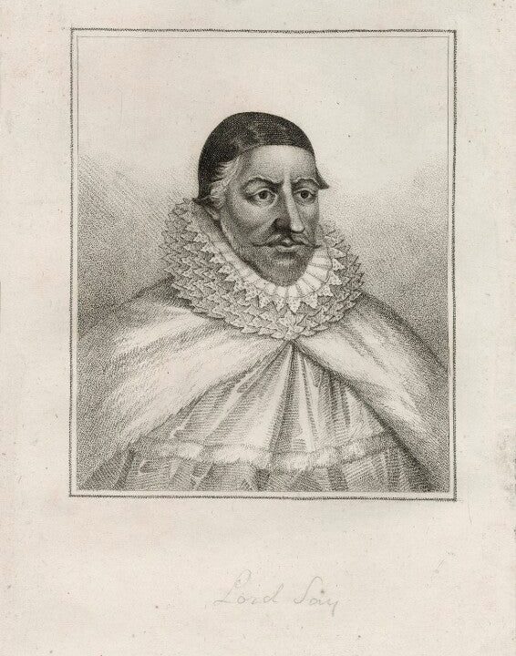William Fiennes, 1st Viscount Saye and Sele Portrait Print Sale View