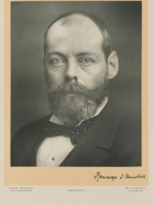 Lord Randolph Churchill Portrait Print Free Shipping Online