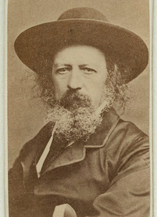 Alfred, Lord Tennyson Portrait Print Cheap Sale Genuine