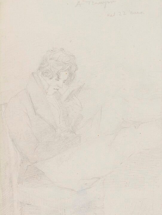 Alfred, Lord Tennyson Portrait Print With Credit Card For Sale