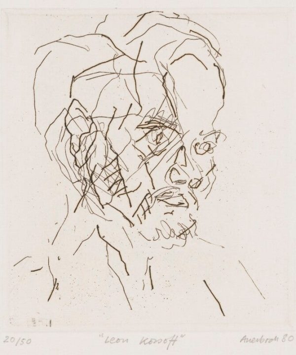 Leon Kossoff Portrait Print Discount Shop Offer