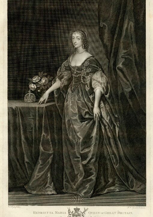 Henrietta Maria Portrait Print Buy Cheap Very Cheap