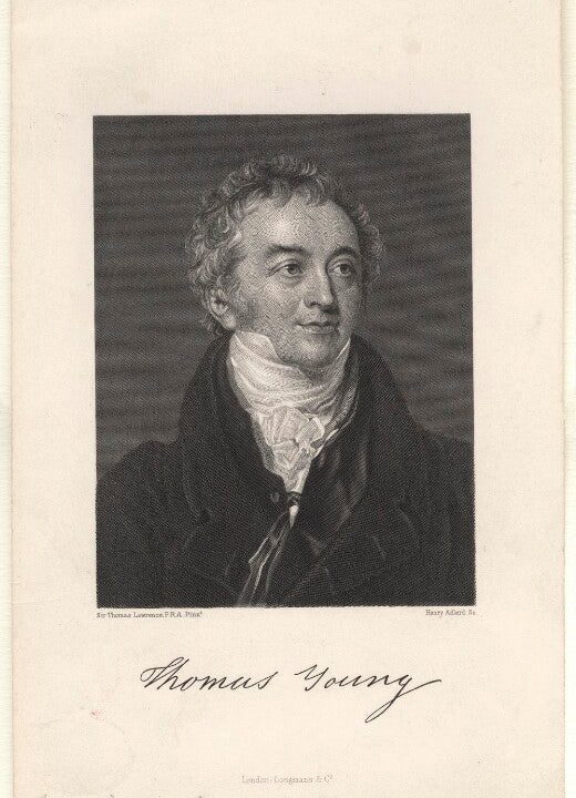 Thomas Young Portrait Print Buy Cheap Sast