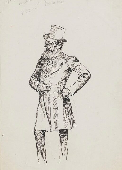 Lord Randolph Churchill Portrait Print Visit New