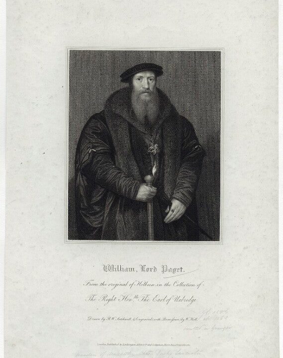 William Paget, 1st Baron Paget Portrait Print Cheap Sale Collections