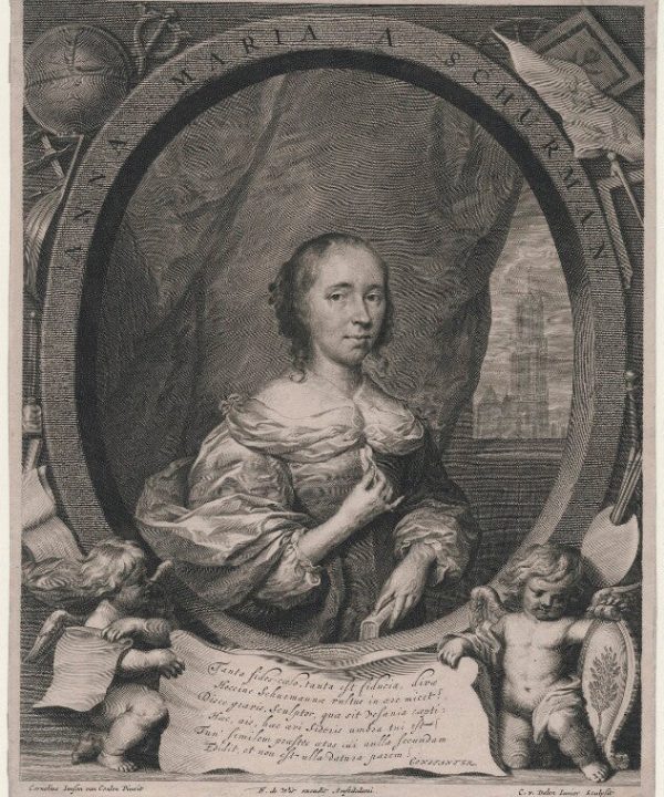 Anna Maria van Schurman Portrait Print Outlet Looking For