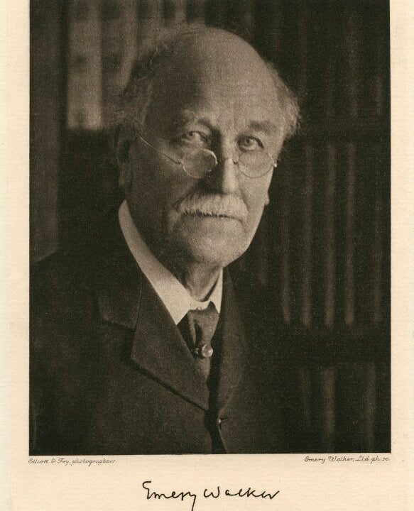 Sir Emery Walker Portrait Print Enjoy For Sale