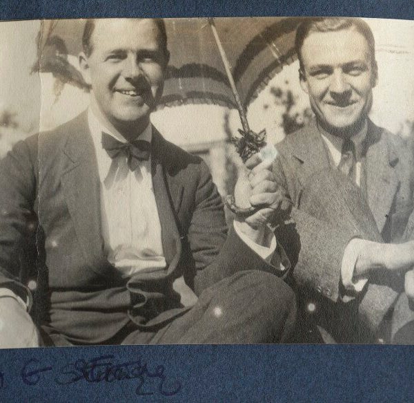 Leonard Alfred George Strong and an unknown man Portrait Print Supply Sale Online