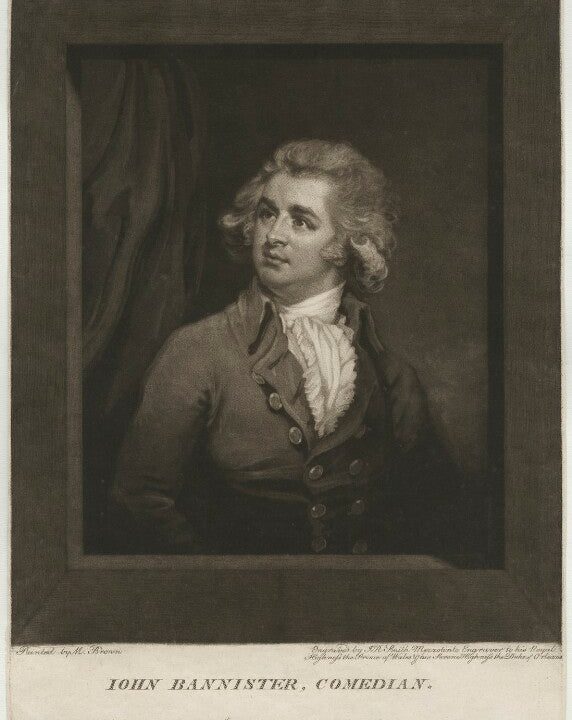 John Bannister Portrait Print Cheap Professional