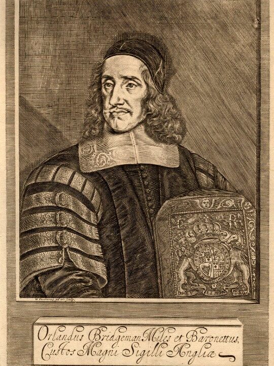 Sir Orlando Bridgeman, 1st Bt Portrait Print Pictures Online