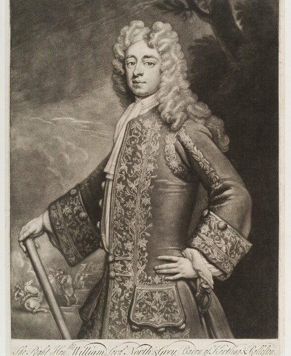 William North, 6th Baron North Portrait Print For Sale Top Quality