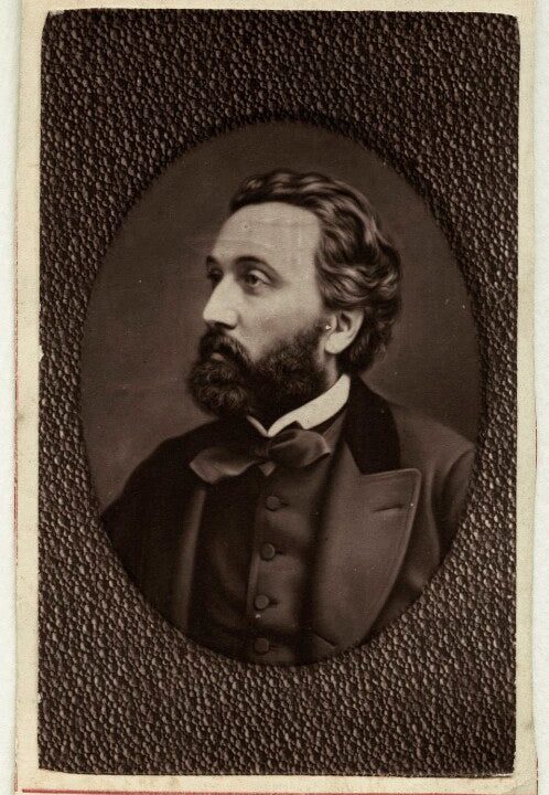 Léon Gambetta Portrait Print Sast Online