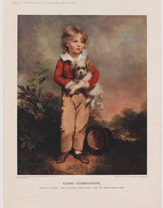 James Alexander Simpson Portrait Print Clearance Classic