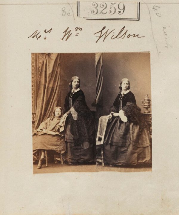 Mrs William Wilson; Miss William Wilson Portrait Print Buy Cheap Best Sale