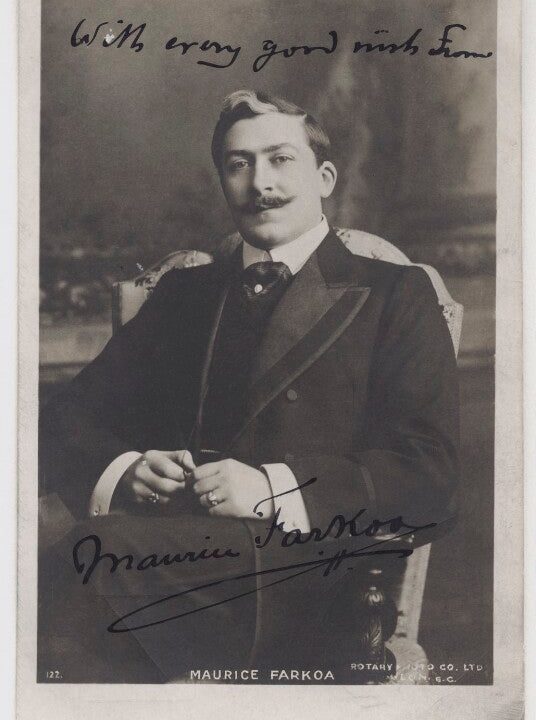 Maurice Farkoa Portrait Print Cheap Supply