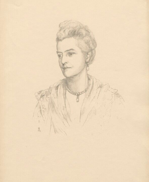 Harriet Sarah (née Loyd), Lady Wantage Portrait Print Discount The Cheapest