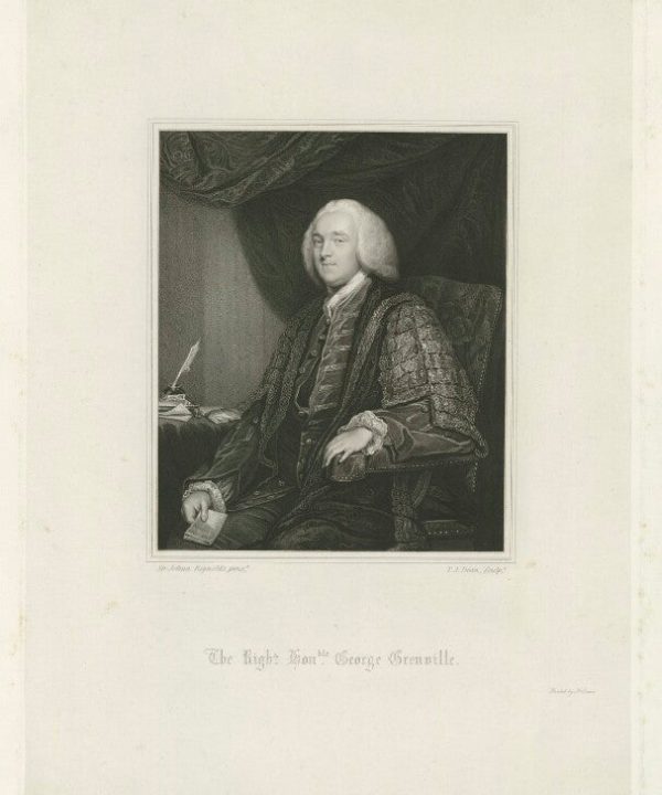 George Grenville Portrait Print Cheap Sale How Much