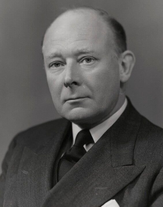 Sir (Frank) Patrick Bishop Portrait Print Genuine Online