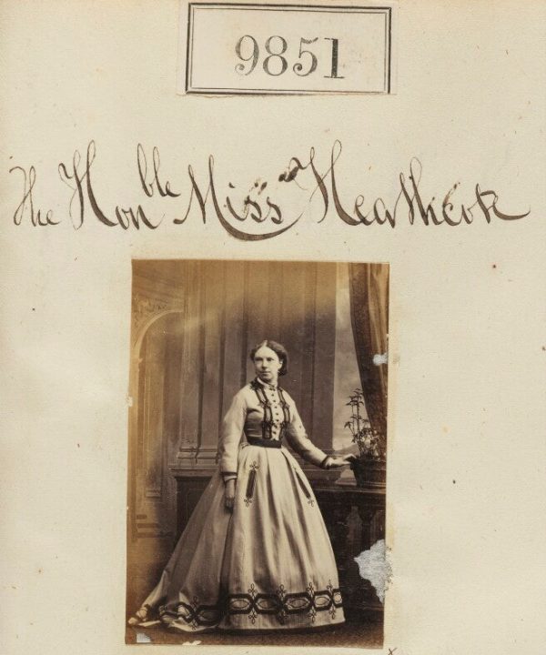 Hon. Miss Heathcote Portrait Print The Cheapest Cheap Pice
