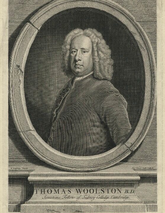 Thomas Woolston Portrait Print Browse For Sale