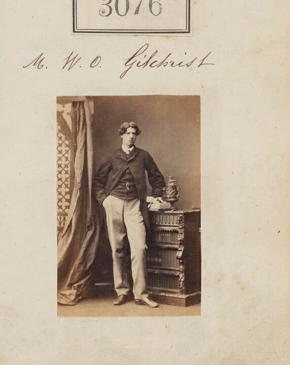 William Oswald Gilchrist Portrait Print Free Shipping The Cheapest