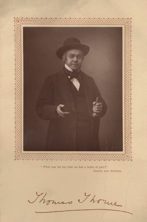 Thomas Thorne in 'Saints and Sinners' Portrait Print Professional Online