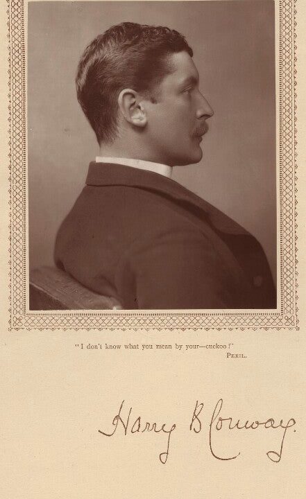 Harry B. Conway (Harry Blenkinsopp Coulson) Portrait Print Cheap Sale Inexpensive