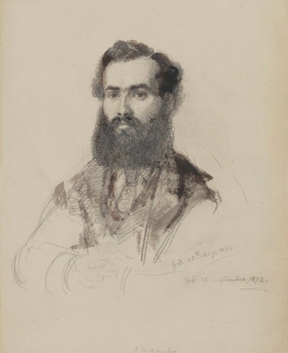 Jacob Luard Pattisson Portrait Print Classic For Sale