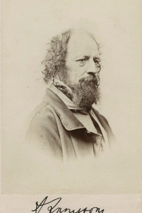 Alfred, Lord Tennyson Portrait Print With Credit Card