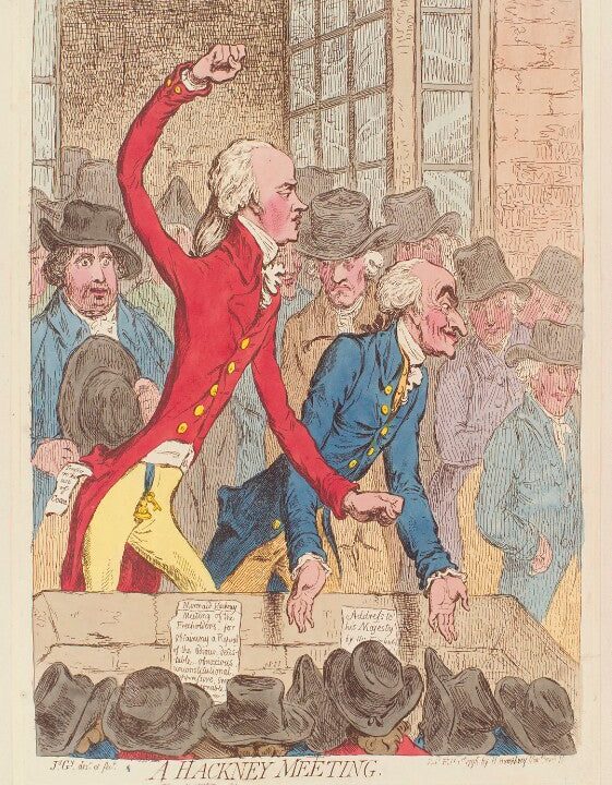 'A Hackney meeting' Portrait Print Outlet Store Cheap Online