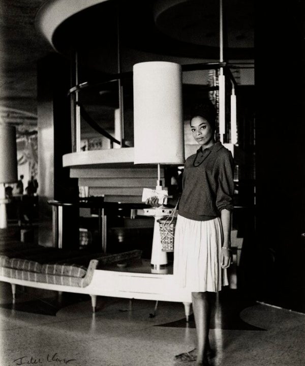 'A young model at the hotel lounge' Portrait Print With Mastercard Online