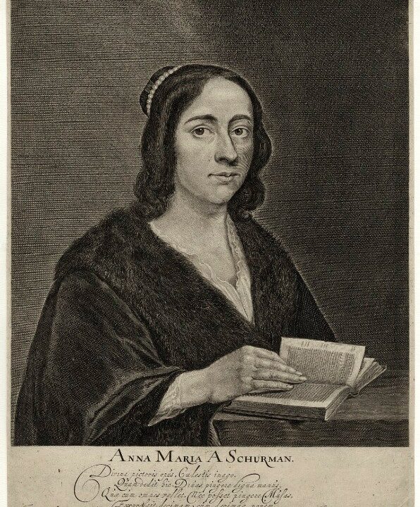 Anna Maria van Schurman Portrait Print Pre Order