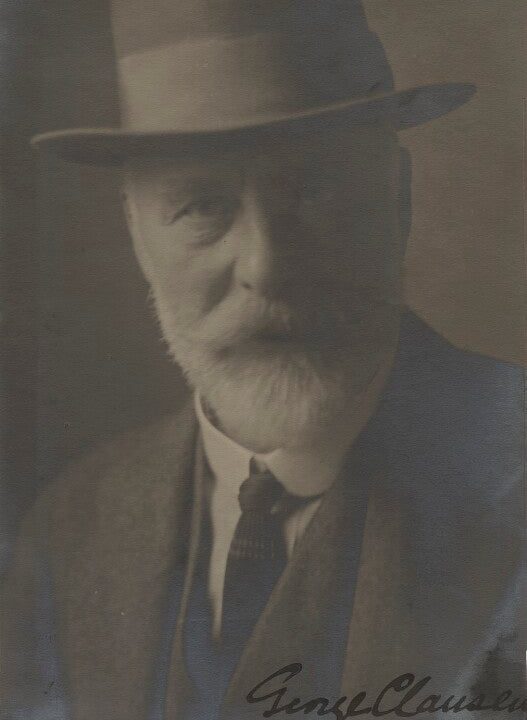 Sir George Clausen Portrait Print For Sale Finishline