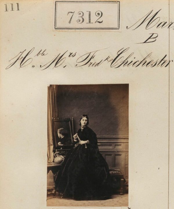 Hon. Mrs Frances Marianne Chichester Portrait Print Discount 2025 Newest