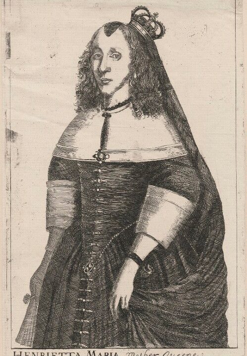 Henrietta Maria Portrait Print With Paypal Low Pice