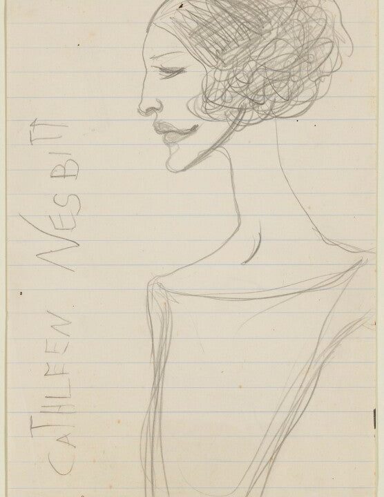Cathleen Mary Nesbitt Portrait Print Buy Cheap Pay With Paypal