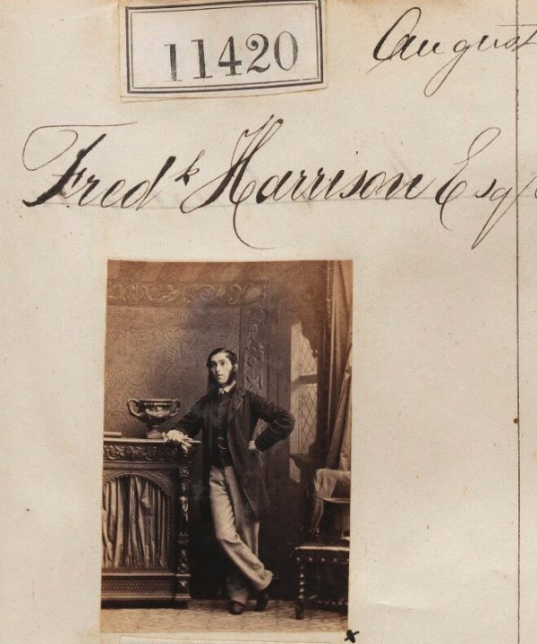 Frederick Harrison Portrait Print Cheap Supply